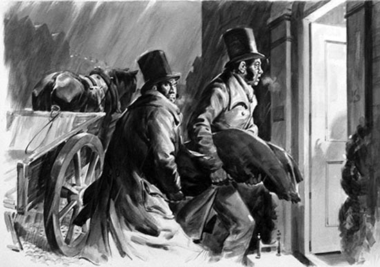 Burke and Hare painting by James E McConnell